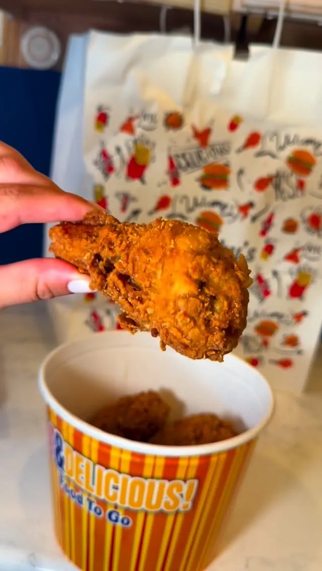 Still from our video at Crunchy's Kosher Chicken